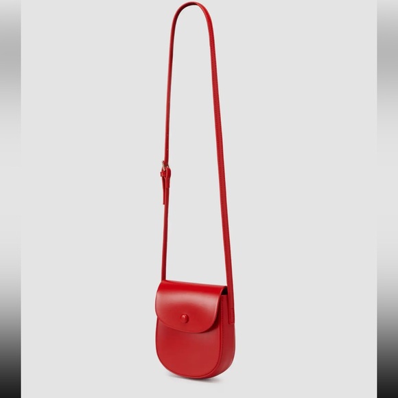 NWT Cider Classic Mini, Red, Crossbody, Faux Leather, Adjust Strap, Bag, Purse - Picture 5 of 16